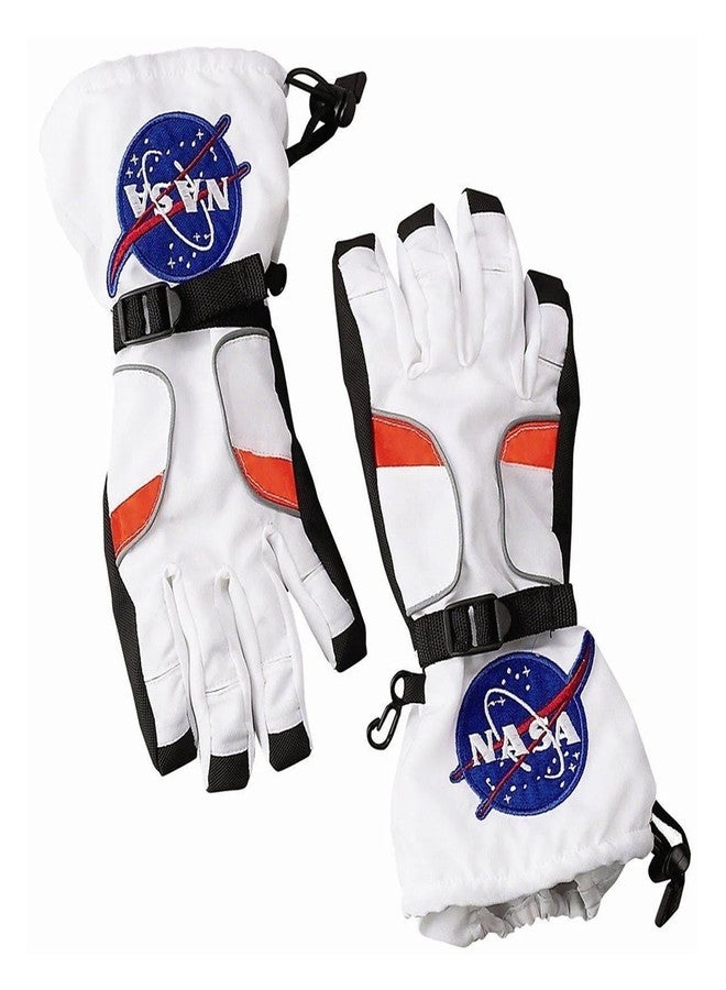 Aeromax Astronaut Gloves, size Large, White, with NASA patches, (ASG-Lrg) - Image 2